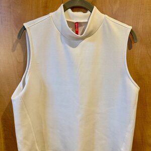 SPANX Ivory Sleeveless Mock Neck Top Size XL